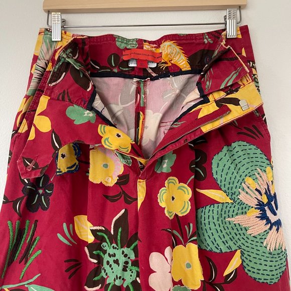 HILFIGER COLLECTION Carribean Pleated Pants with Hand Embroidery - RARE - Picture 8 of 16